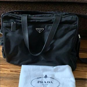 Prada diaper bag